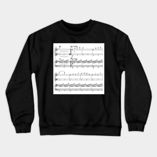 Our First Year (sheet music) Crewneck Sweatshirt